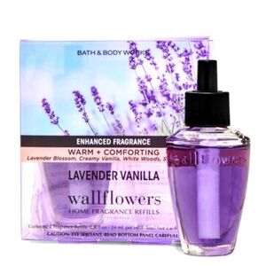 Bath & Body Works Wallflower Refills Lavender Vanilla 2 Pack Refill Nwt